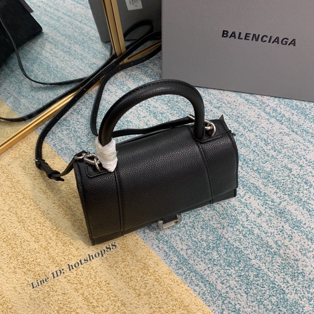 Balenciaga專櫃爆款手提肩背女包 巴黎世家鑽石紋s小號Hourglass沙漏包 fyj1027